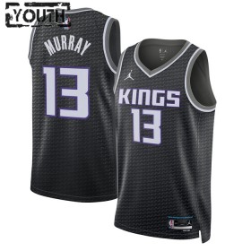 Dres Sacramento Kings Keegan Murray 13 Jordan 2022-23 Statement Edition Crno Swingman - Dječji
